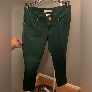 Women’s Small green jeans: no boundaries